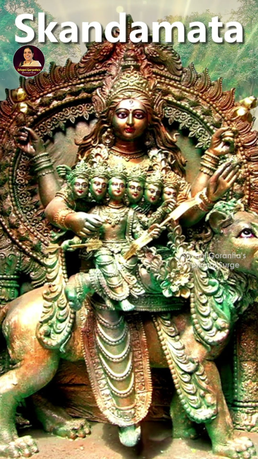 Skandamata | Navaratri Special Pooja - Day 5 | Devotional Videos | #Ytshort | Srivani Gorantla